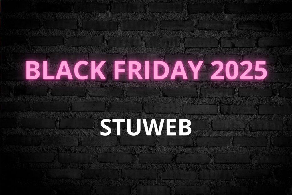 descuentos black friday 2025 en Stuweb