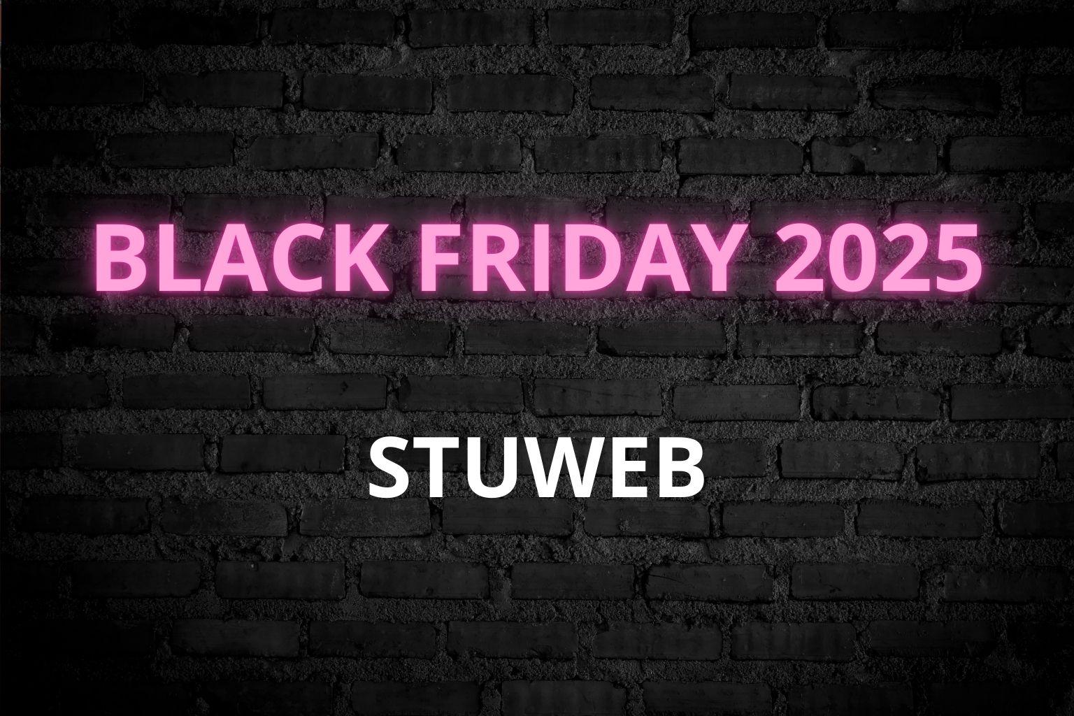 descuentos black friday 2025 en Stuweb