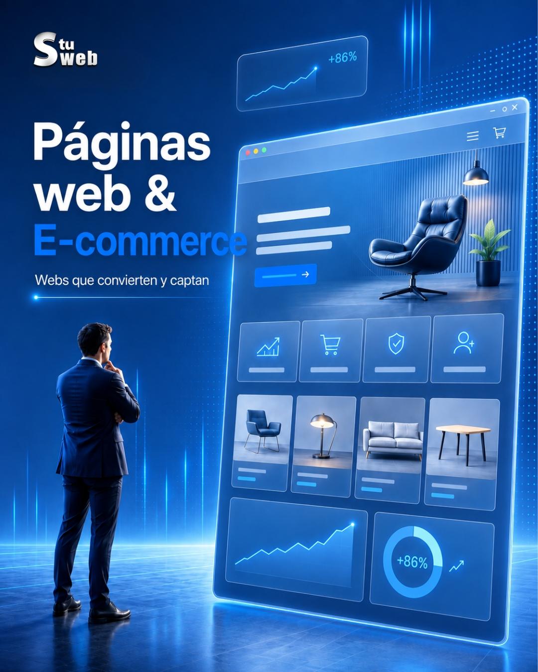 Creación de páginas web y Tiendas online E-commerce