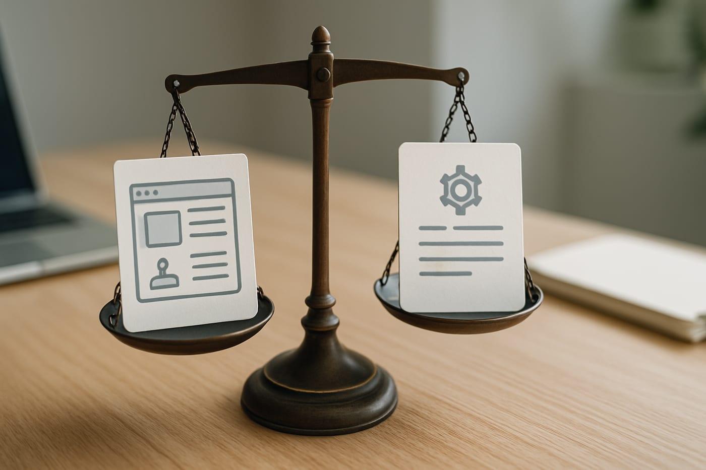 Esquema de análisis para detectar canibalización SEO en webs corporativas de pymes y decidir la URL principal