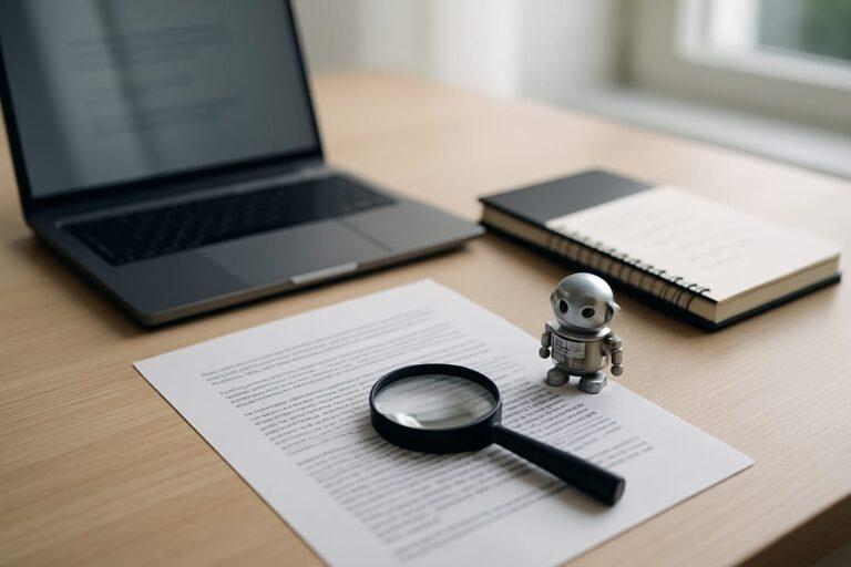 Equipo revisando contenidos SEO con IA sin perder calidad ni confianza en un proceso editorial híbrido.