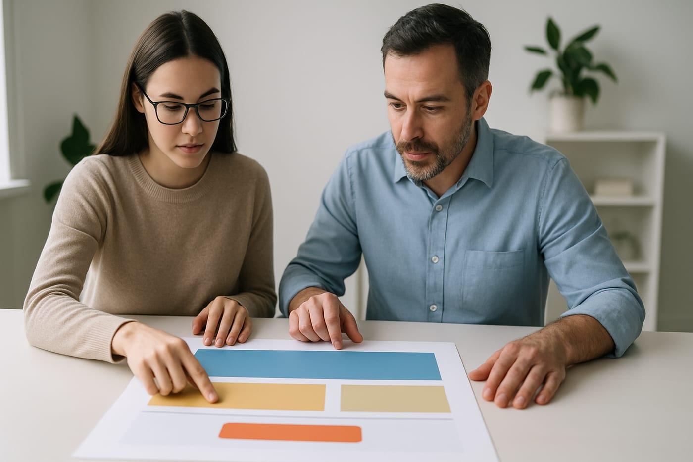 Ejemplo visual de landing pages que convierten con estructura clara, CTA visible y elementos clave para pymes