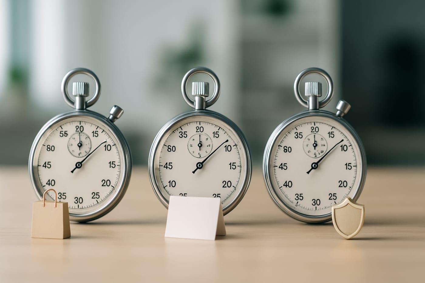 Guía visual sobre tiempos de respuesta en soporte web urgente para pymes y niveles de prioridad ante incidencias
