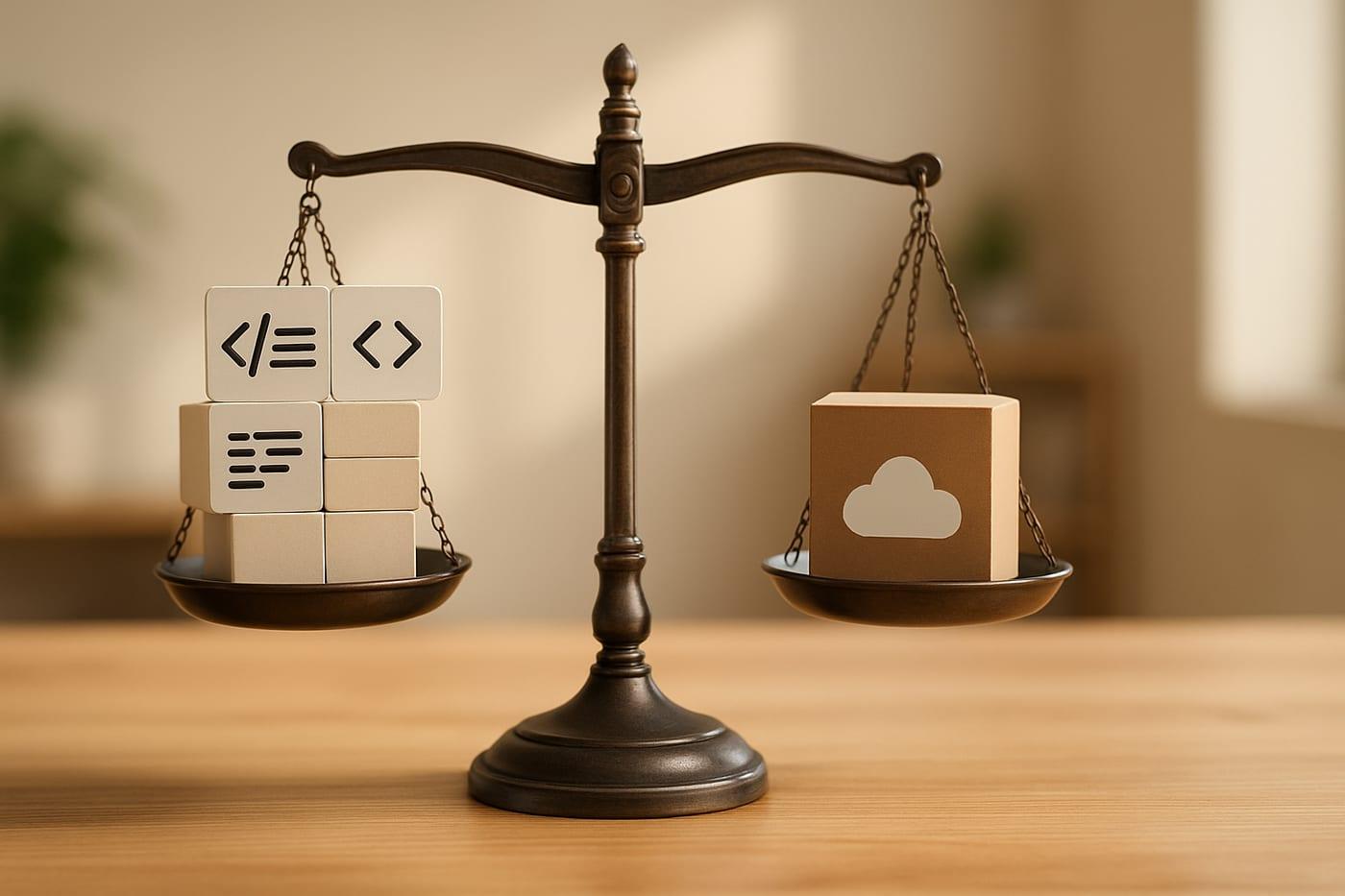 Comparativa visual de WooCommerce vs Shopify para elegir plataforma ecommerce en comercios españoles en 2026